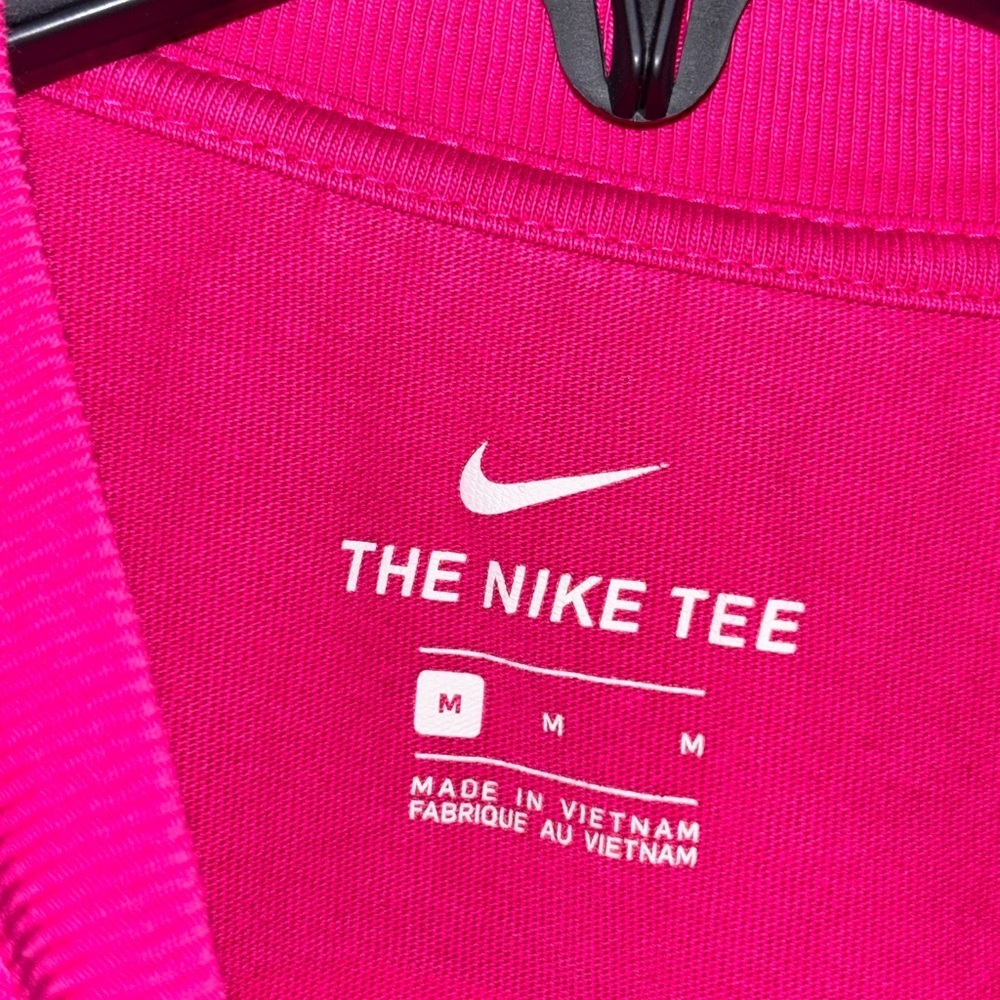 Nike Miami City Neon T-shirt in fireberry pink SZ M - Picture 9 of 9